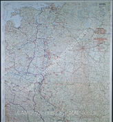 Дело 851: Документы отдела IIIb оперативного управления Генерального штаба при ОКХ: карта «Положение на Востоке» - Карта, показывающая положение войск вермахта на германо-советском фронте, включая положение частей Красной Армии, по состоянию на 21.10.1943