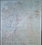 Дело 855: Документы отдела IIIb оперативного управления Генерального штаба при ОКХ: карта «Положение на Востоке» - Карта, показывающая положение войск вермахта на германо-советском фронте, включая положение частей Красной Армии, по состоянию на 25.10.1943