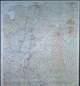 Дело 872: Документы отдела IIIb оперативного управления Генерального штаба при ОКХ: карта «Положение на Востоке» - Карта, показывающая положение войск вермахта на германо-советском фронте, включая положение частей Красной Армии, по состоянию на 11.11.1943