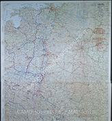 Дело 877: Документы отдела IIIb оперативного управления Генерального штаба при ОКХ: карта «Положение на Востоке» - Карта, показывающая положение войск вермахта на германо-советском фронте, включая положение частей Красной Армии, по состоянию на 16.11.1943