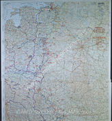 Дело 896: Документы отдела IIIb оперативного управления Генерального штаба при ОКХ: карта «Положение на Востоке» - Карта, показывающая положение войск вермахта на германо-советском фронте, включая положение частей Красной Армии, по состоянию на 05.12.1943