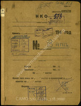Дело 378:  Документы Разведывательного Управления Генерального штаба Красной Армии: допрос военнопленного 18-й авиаполевой дивизии (лейтенанта Карла Вельтера, 1919)