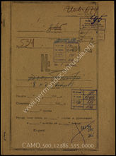 Akte 595: Unterlagen der Aufklärungsverwaltung des Generalstabes der Roten Armee: Verhöre von Kriegsgefangenen der königlich ungarischen 8. leichten Division (in den sowjetischen Akten als 8. Infanteriedivision geführt) 
