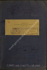Akte 238: Unterlagen der kriegswissenschaftlichen Abteilung im Generalstab des Heeres im OKH: redigiertes Manuskript – Einzelschilderungen aus dem Kriege an der Westfront, 2. Teil (Militärwissenschaftliche Rundschau, Heft 4, 1940)