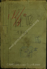 Akte 218: Heeres-Verordnungsblatt, hrsg. vom OKH, Teil C, 25. JG, 1943, Ausgaben Nr. 2, 4-5, 8, 10-11, 14, 16-17, 19, 21-22, 24, 26-28, 30, 32-33, 35, 37, 39, 41, 43-44, 46, 48-49, 52, 54-55, 57, 60, 63, 65-66; 26. JG, 1944, Ausgaben Nr. 1-3, 13 