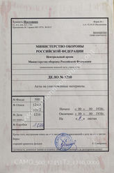 Akte 1210: Unterlagen der Ia-Abteilung des Heeres-Gruppenkommandos 1: Vernichtungsverhandlungen, Verzeichnisse von abgegebenen Schriftstücken u.a.