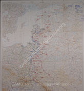 Дело 1204: Документы отдела IIIb оперативного управления Генерального штаба ОКХ: карта «Положение на Востоке» - Карта, показывающая положение войск вермахта на германо-советском фронте, включая положение частей Красной Армии, по состоянию на 11.10.1944