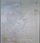 Дело 1077: Документы отдела IIIb оперативного управления Генерального штаба ОКХ: карта «Положение на Востоке» - Карта, показывающая положение войск вермахта на германо-советском фронте, включая положение частей Красной Армии, по состоянию на 06.06.1944
