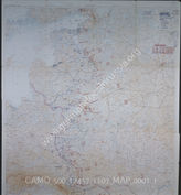 Дело 1107: Документы отдела IIIb оперативного управления Генерального штаба ОКХ: карта «Положение на Востоке» - Карта, показывающая положение войск вермахта на германо-советском фронте, включая положение частей Красной Армии, по состоянию на 06.07.1944