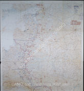 Дело 1124: Документы отдела IIIb оперативного управления Генерального штаба ОКХ: карта «Положение на Востоке» - Карта, показывающая положение войск вермахта на германо-советском фронте, включая положение частей Красной Армии, по состоянию на 23.07.1944